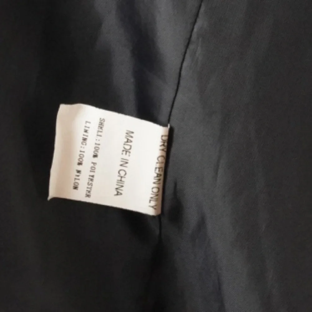 Literature Noir Pinstripe Deep Navy Blazer - Size Small *vintage* - Picture 9 of 9